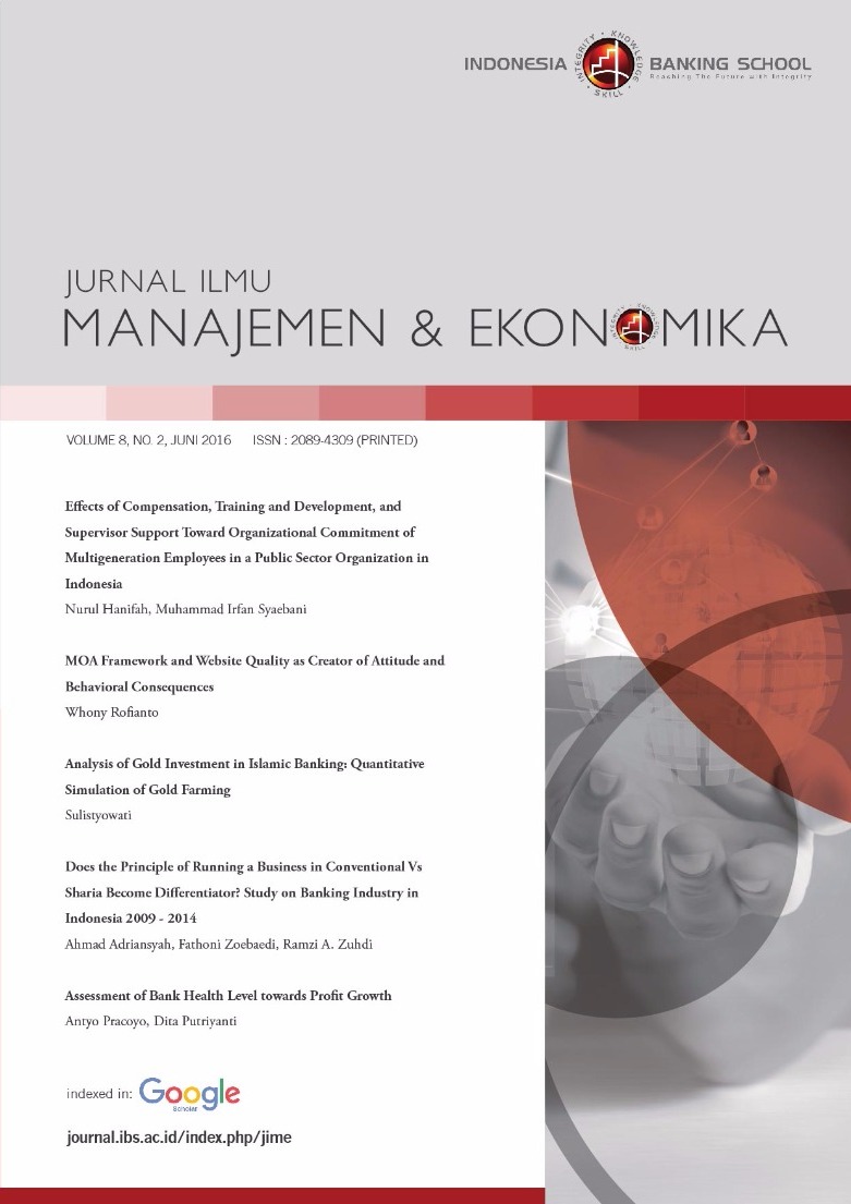 					View Vol. 8 No. 2 (2016): Jurnal Ilmu Manajemen & Ekonomika Vol. 8, No. 2, June 2016
				